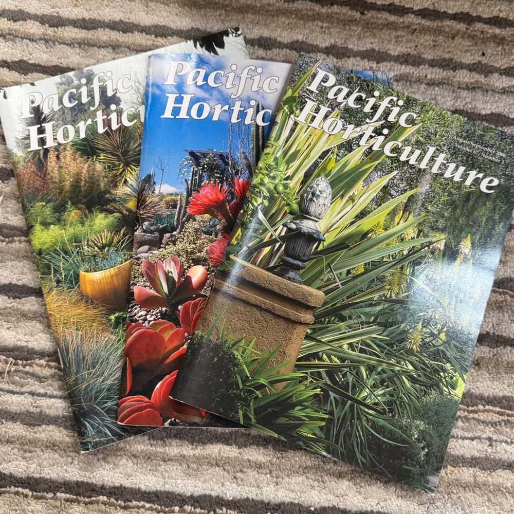 Pacific Horticulture Magazine Lot 2006‎ 2007 Gardening Journal 3 Issues Y2K